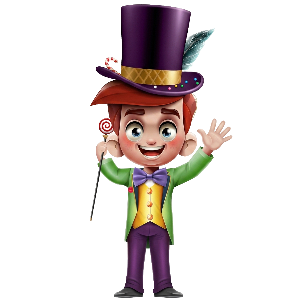 Wonka Land mascot